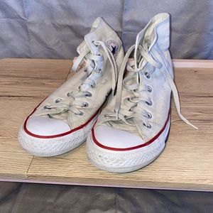 White high top Chuck Taylor’s